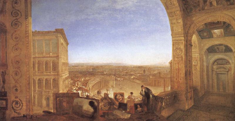 J.M.W. Turner Rome,From the Vatican Raffalle oil painting picture